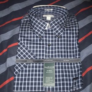 Large short sleeve button down
